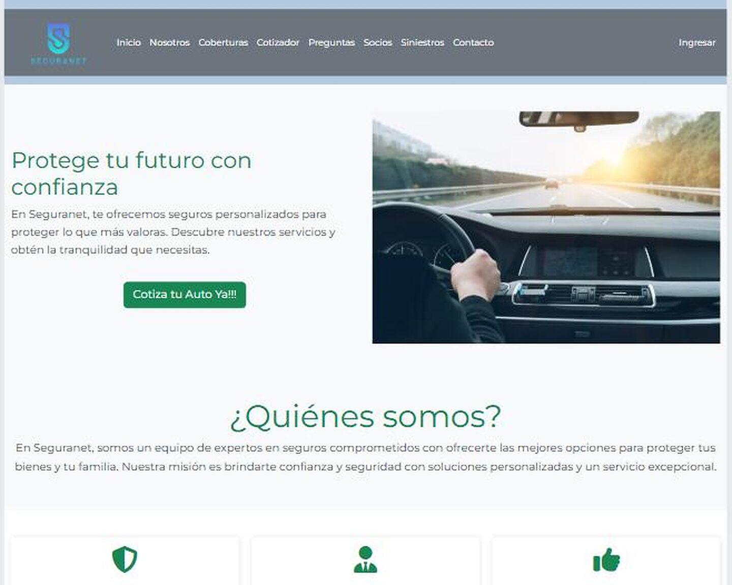 Portada de github.com/superjai3/Seguranet